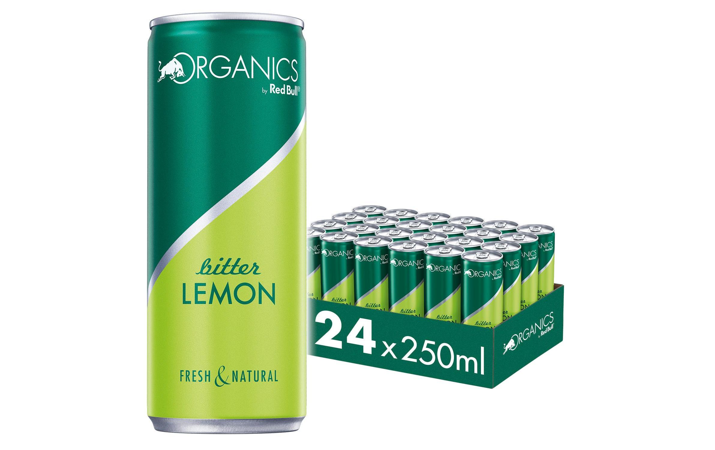 The Organics Bitter Lemon 24 Stück x 0.25 lPrickelndes Bio-Erfrischungsgetränk mit herbsüssem Zitronengeschmack