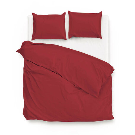 Dekbedovertrek Satinado - Spicy Red