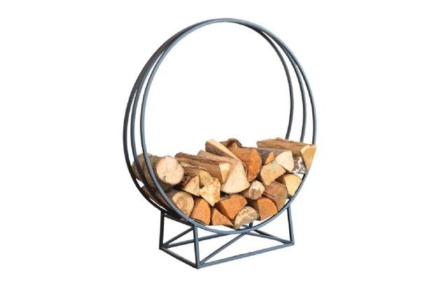 esschert design Kaminholzregal »Holzlager rund«