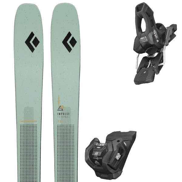 Pack ski BLACK DIAMOND IMPULSE 98 TI W + Fix