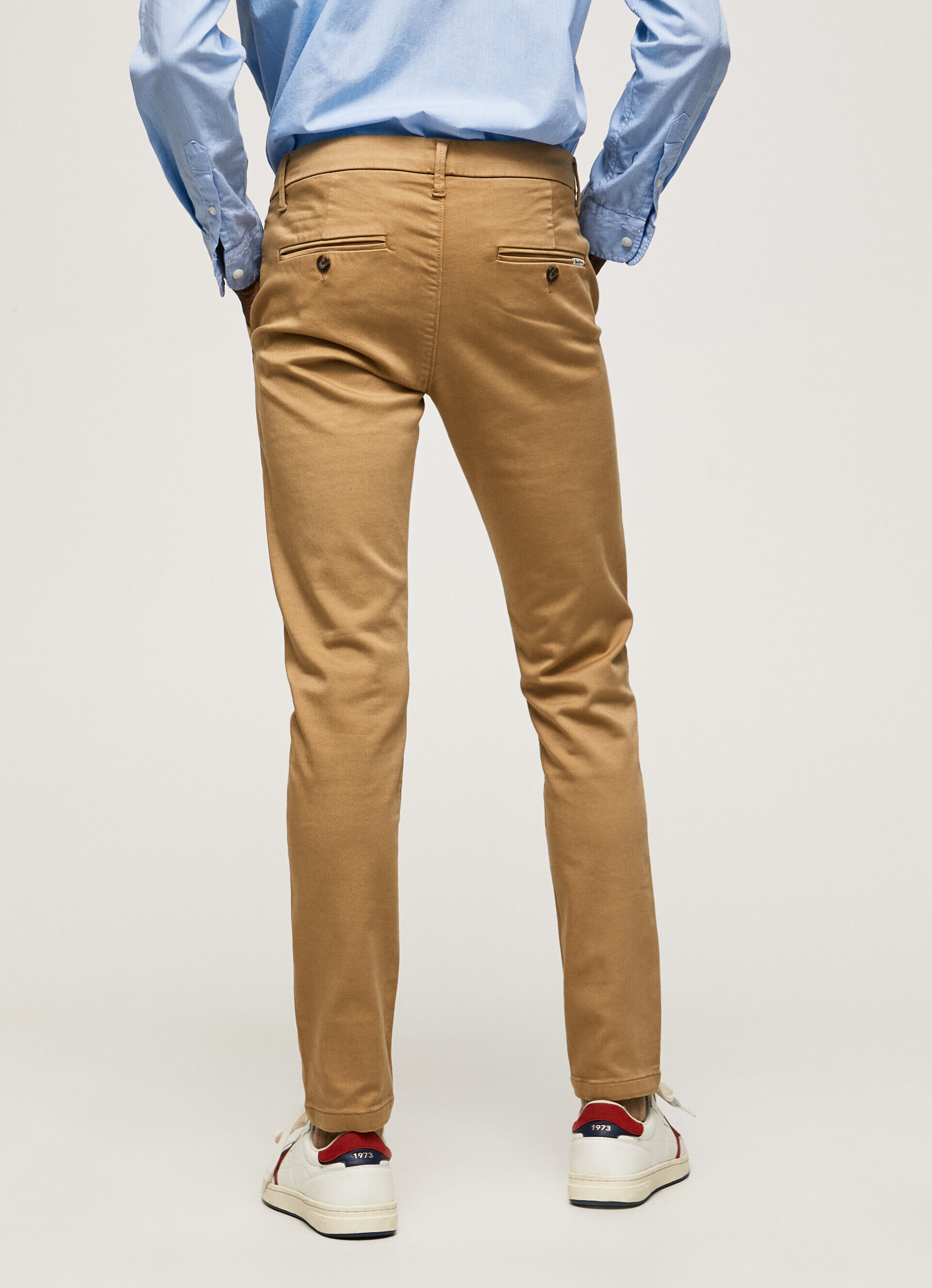 PANTALONES CHINOS SLIM JAMES - camel beige
