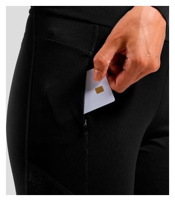Collant Long Running Femme Odlo Zeroweight Warm 2.0 Reflective Noir