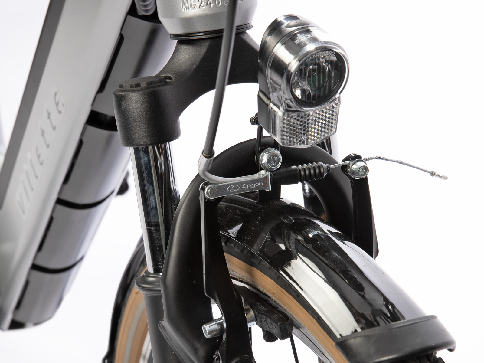 Villette l' amant eco bg e-bike 10ah - celtic grey