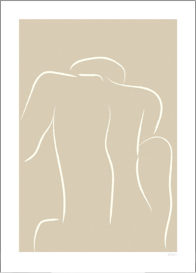 Poster & Frame BODY 02 Flerfarvet