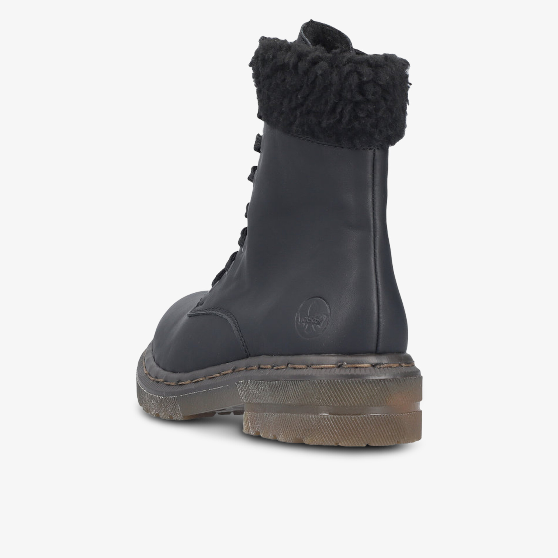 rieker Damen Schnürstiefeletten schwarz