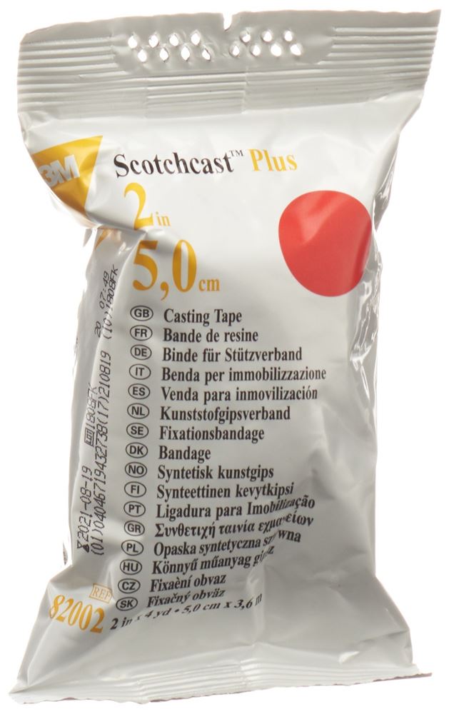 SCOTCHCAST Scotchcast Plus<br>1 Stück, 5cmx3.65m, rot
