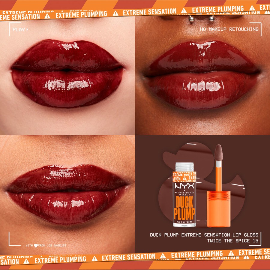 NYX Professional Makeup Duck Plump Lip Lacquer Twice The Spice 15 7ml