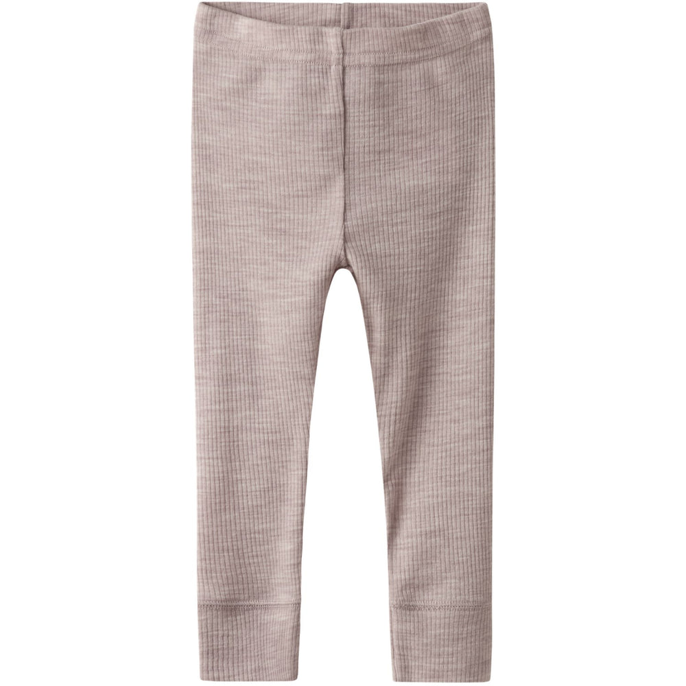 Køb Name It Shadow Gray Nbnwax Uld Rib Leggings Noos