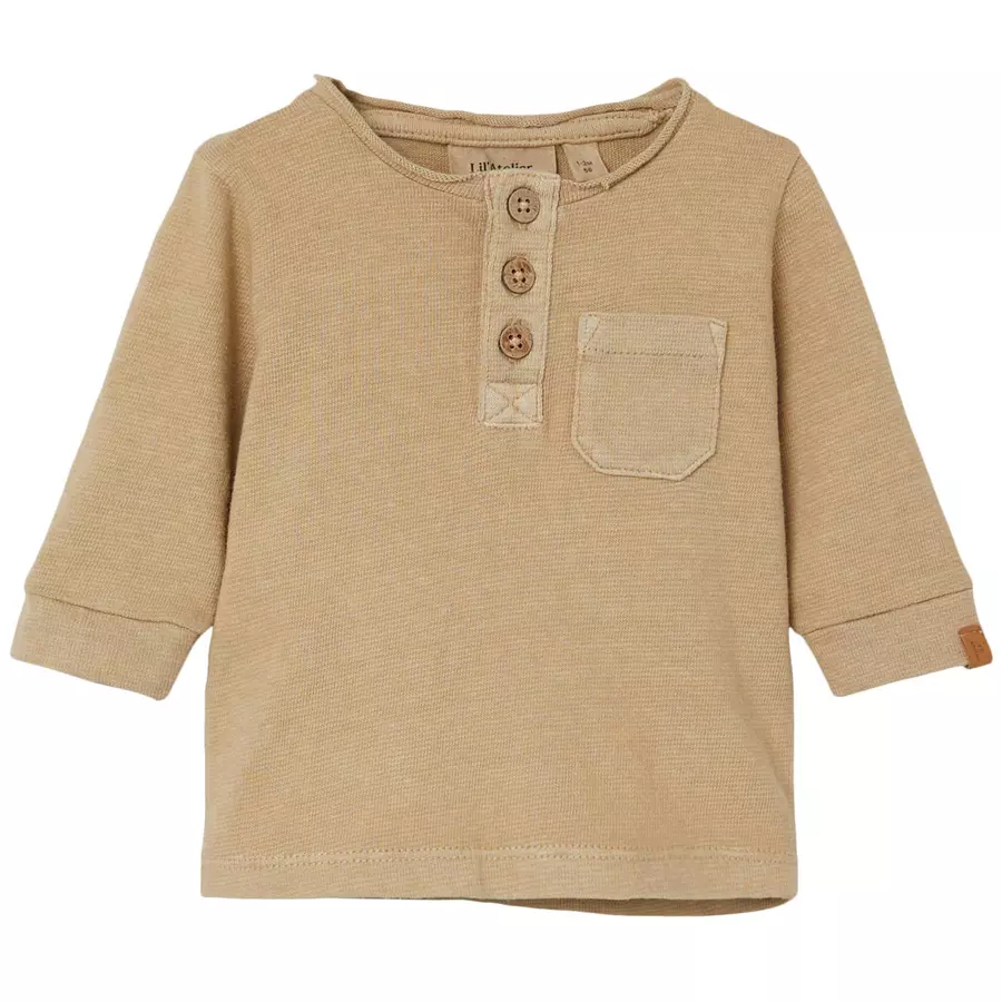 Lil'Atelier Langarmshirt Nbmlando Humus