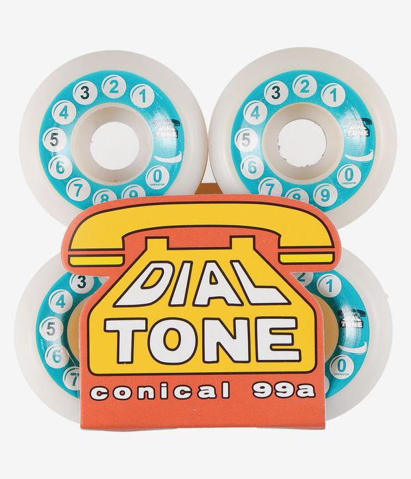Dial Tone OG Rotary Conical Rollen (white) 53mm 99A 4er Pack