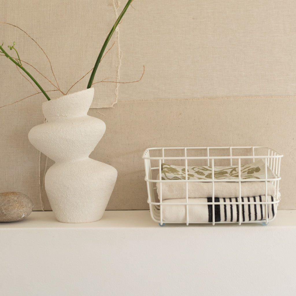 Popstrukt middelgroot mand Waffle - White