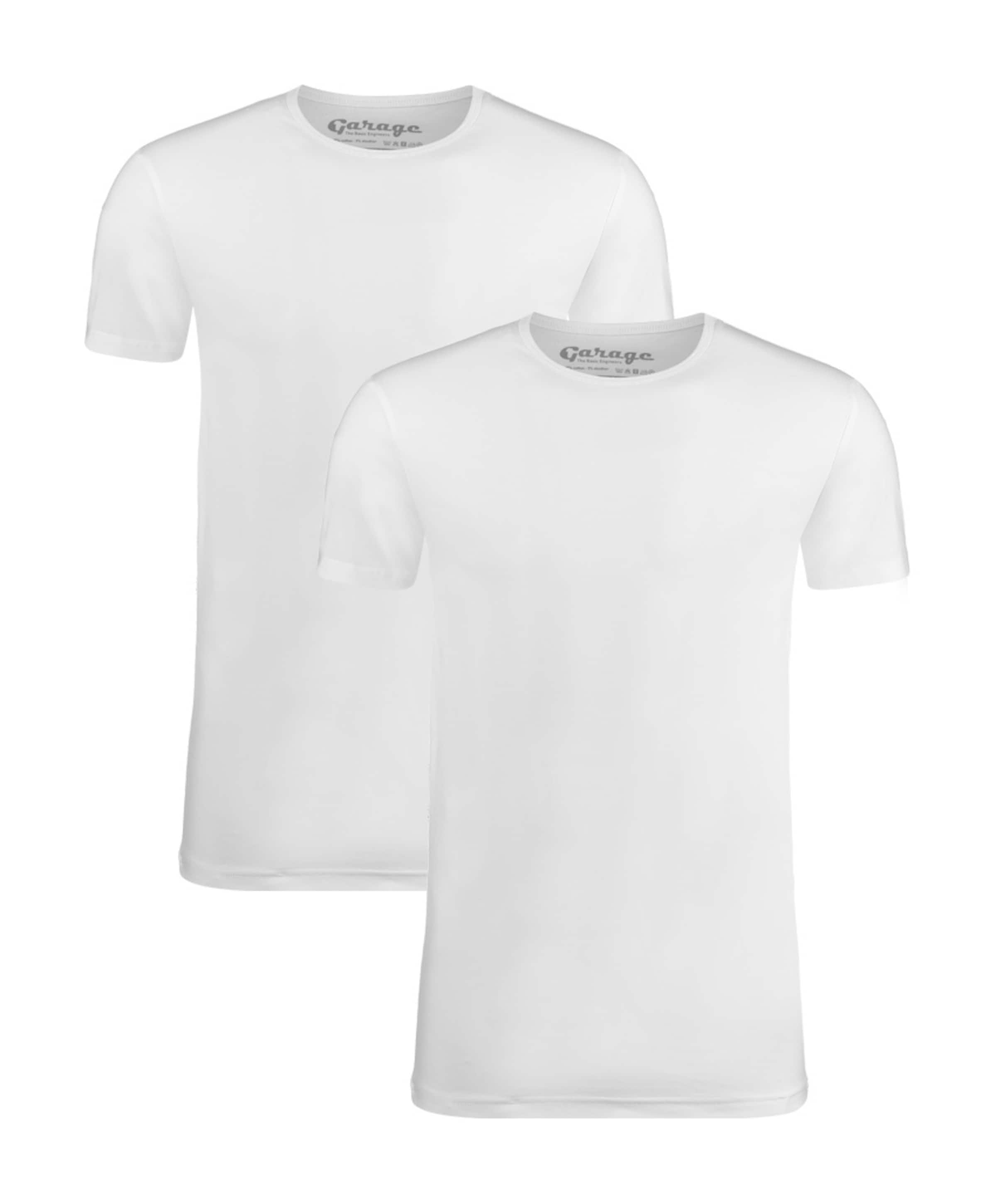 Garage Heren T-shirt wit
