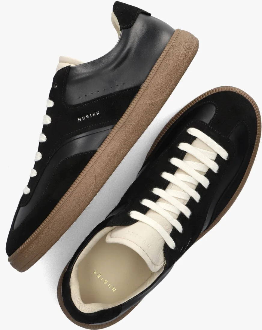 NUBIKK zwarte nubikk lage sneakers ray owen men