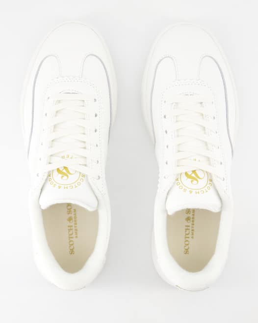 Scotch & Soda Nixie 3A Schnürschuhe in Weiß