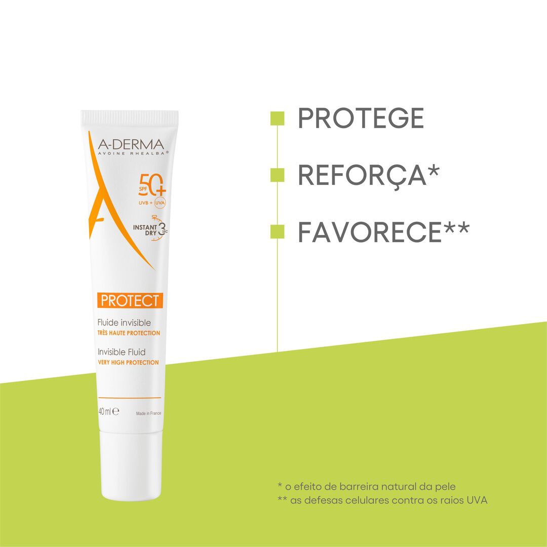 Protetor Solar Fluído Invisivel SPF50+ - 40ml