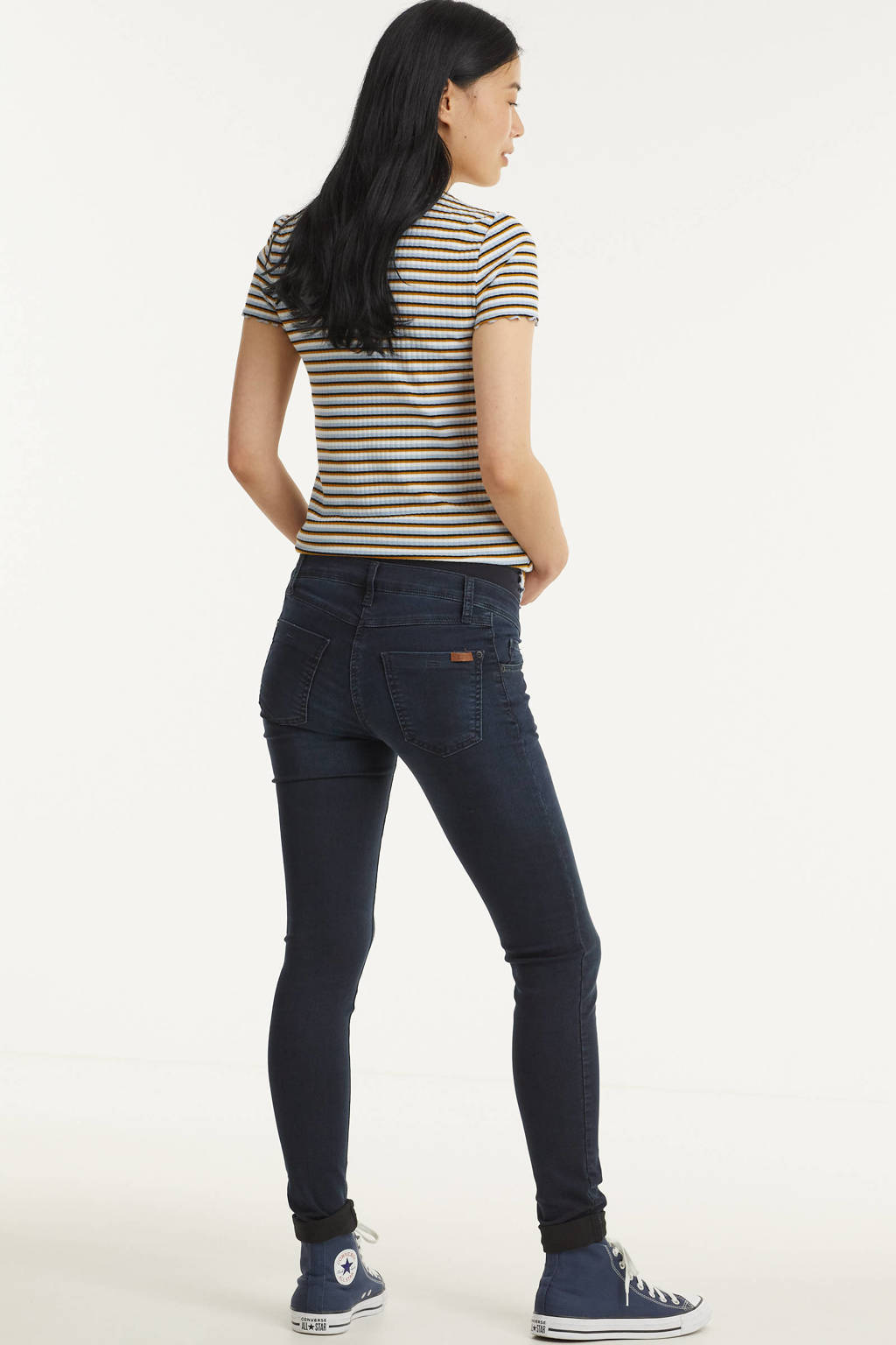 LOVE2WAIT skinny fit zwangerschapsjeans Sophia dark denim