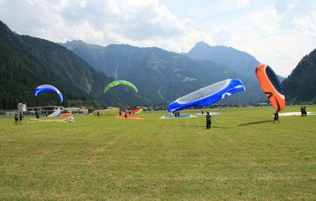 Gleitschirm Kurs Mayrhofen als Geschenkidee