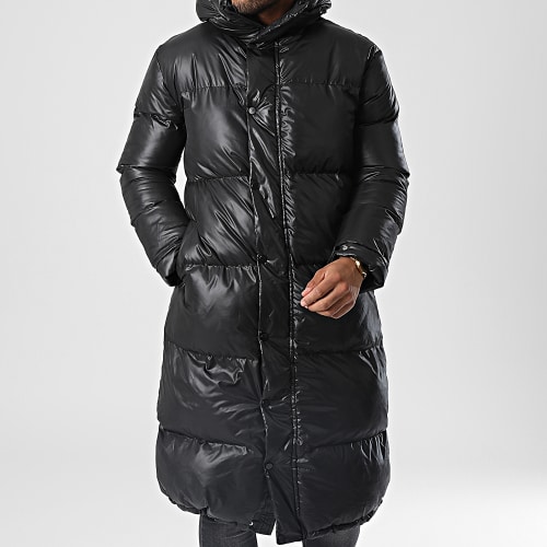 Doudoune Longue A Capuche VS-J11 Noir