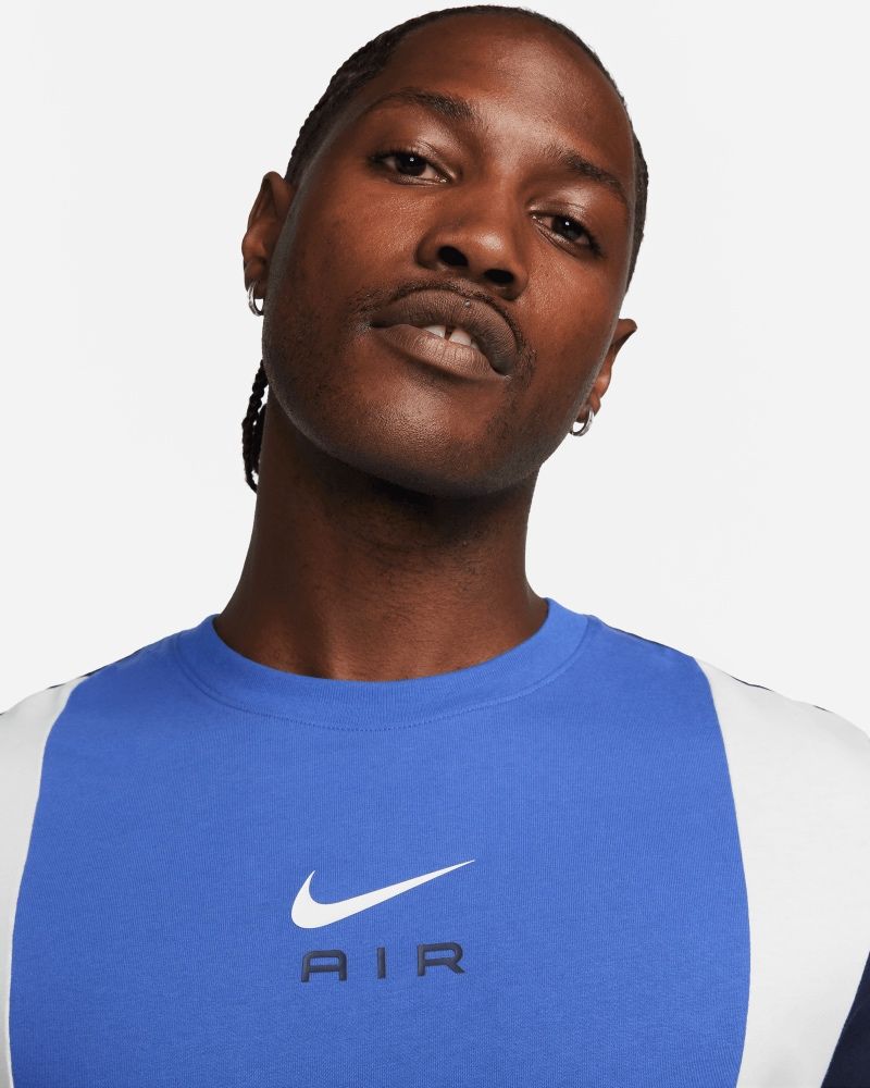 T-shirt Nike Sportswear Bleu & Blanc pour homme