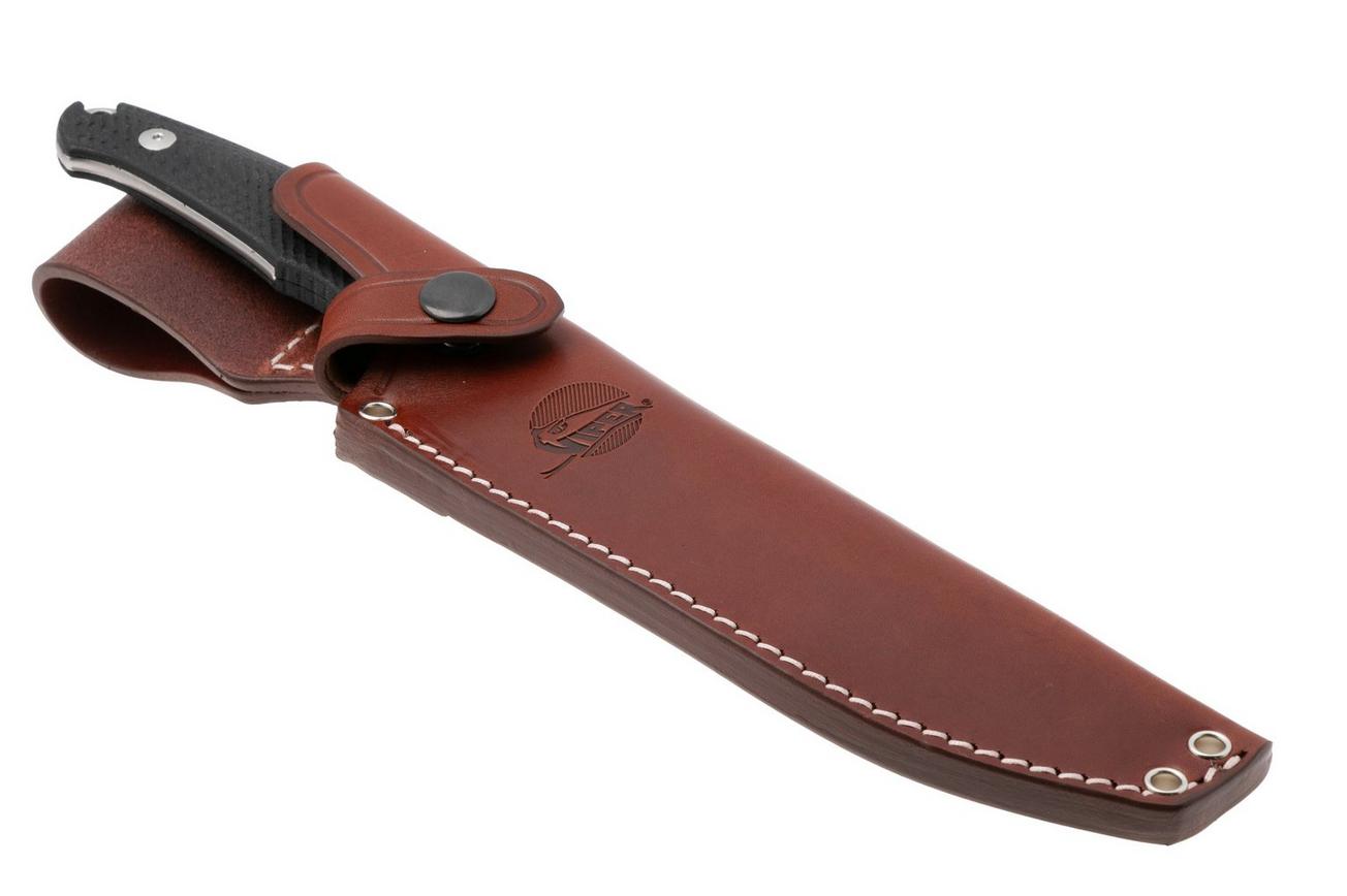Viper Trail VT4066GG Stonewashed N690, Black SureTouch, vaststaand mes, Jens Anso design