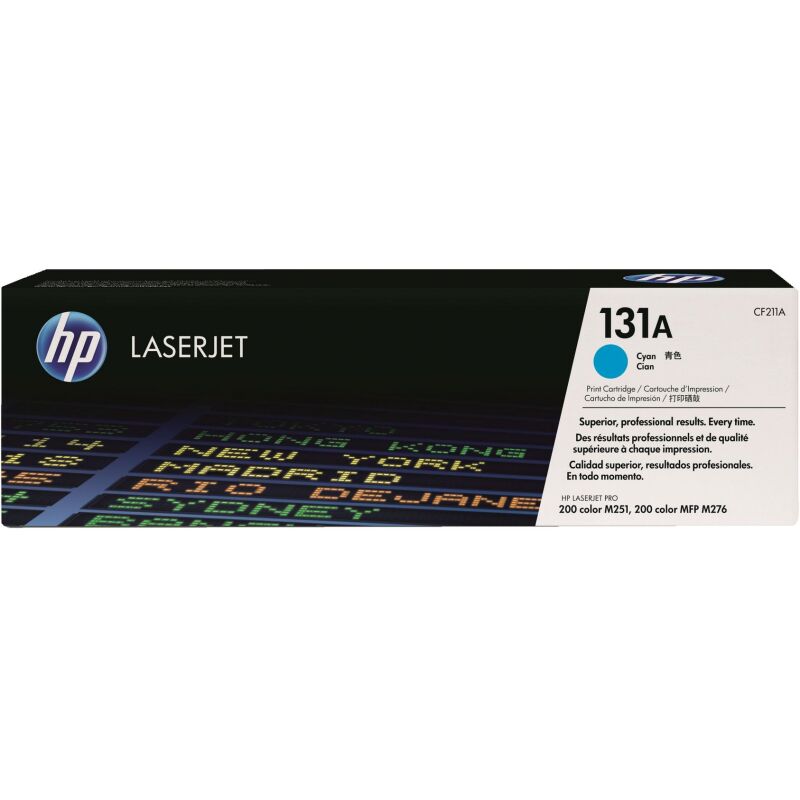 HP 131A - CF21xA Toner couleurs séparées pour imprimante laser