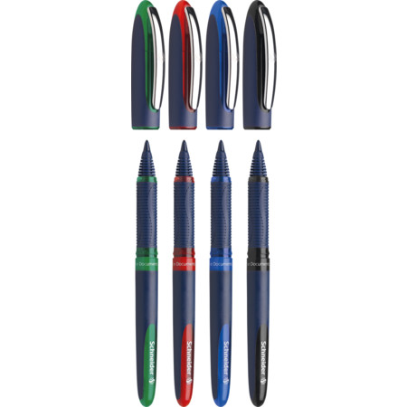 Schneider One Business 4er-Etui Tintenroller - 0.6 mm