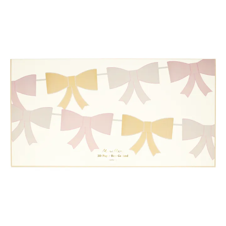 Meri Meri Guirlande Noeuds en papier  | Pastel