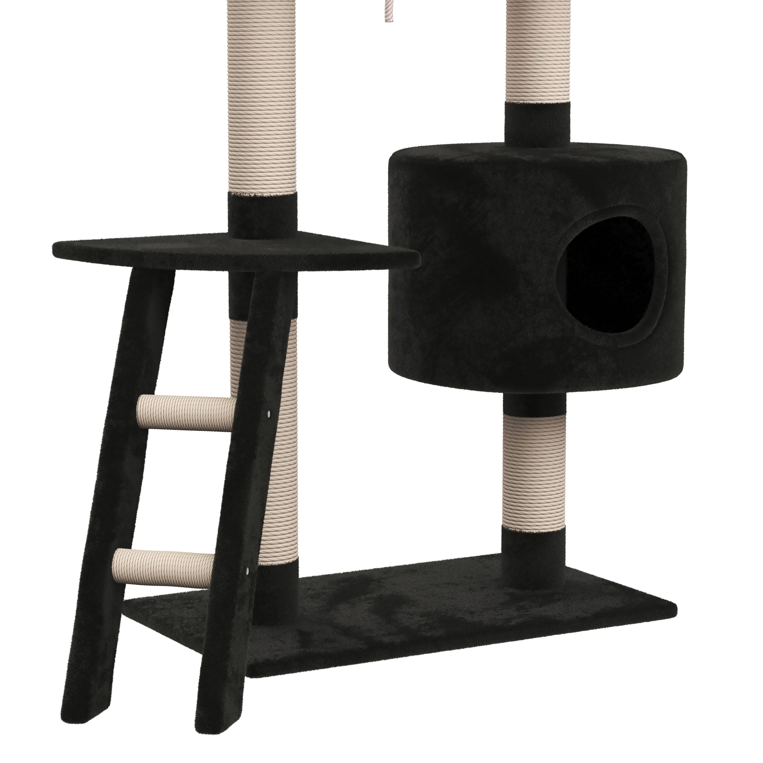 Katzenbaum FILOU 150 cm schwarz