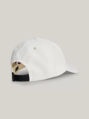 Boné de beisebol com aplique de logotipo