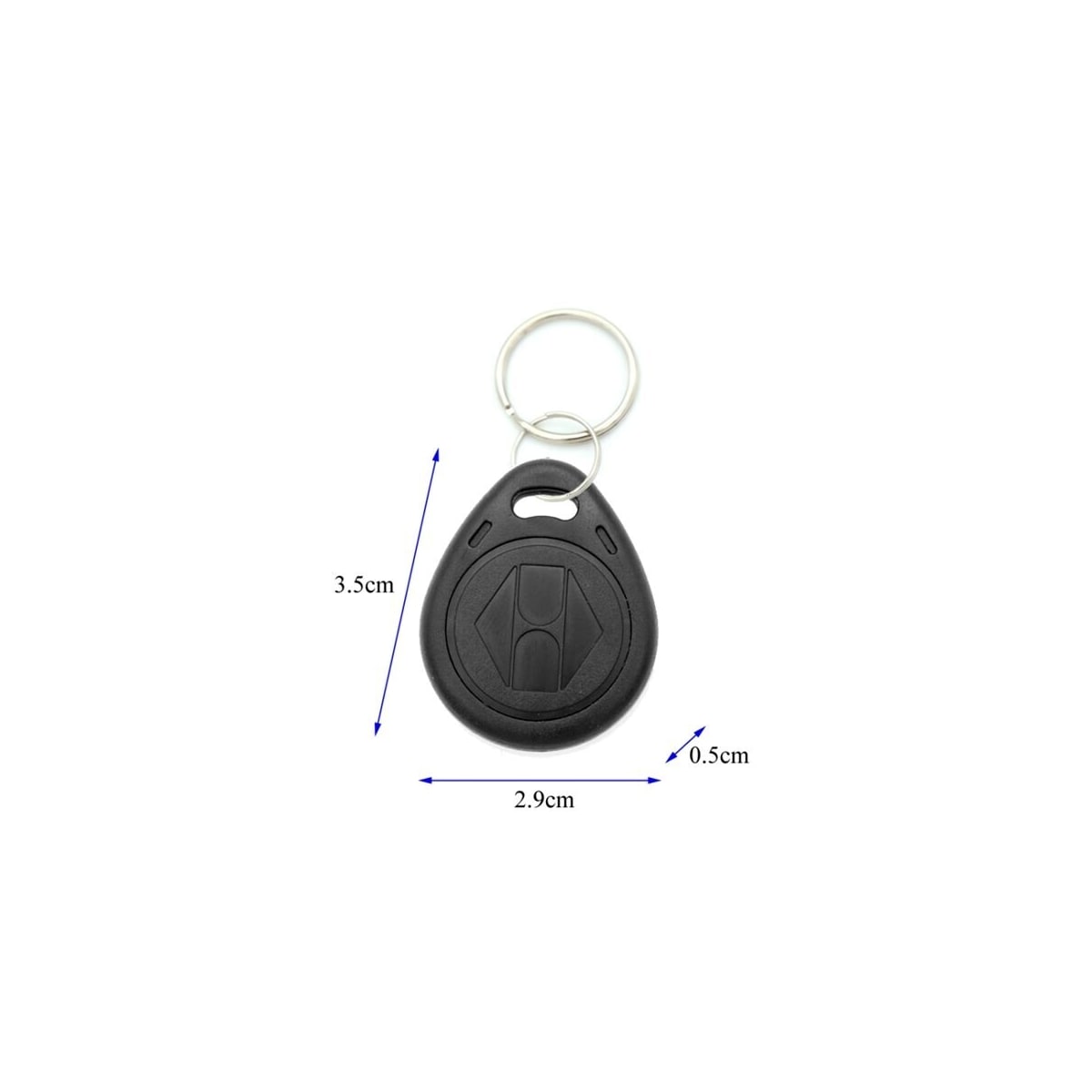10-pack Programmerbar RFID Blipp Nøkkelring