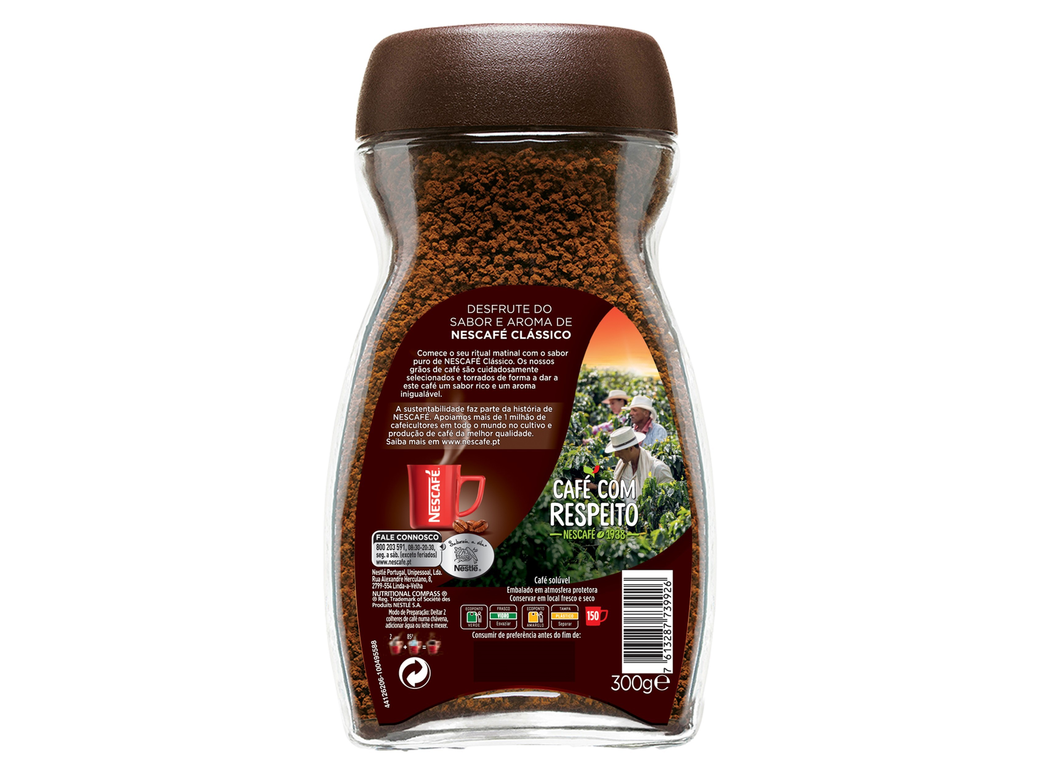 CAFÉ NESCAFÉ SOLÚVEL CLÁSSICO 300G