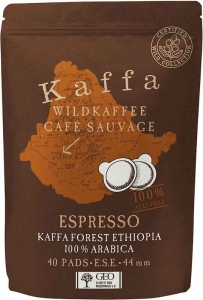 Kaffa Wildkaffee Kaffa Espresso 40 Pads, 280g