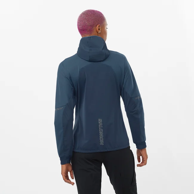 MTN  Veste coupe-vent à capuche entièrement zippée pour femme