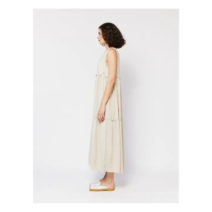 Bobo Choses Robe Rayures - Collection Femme  | Ecru