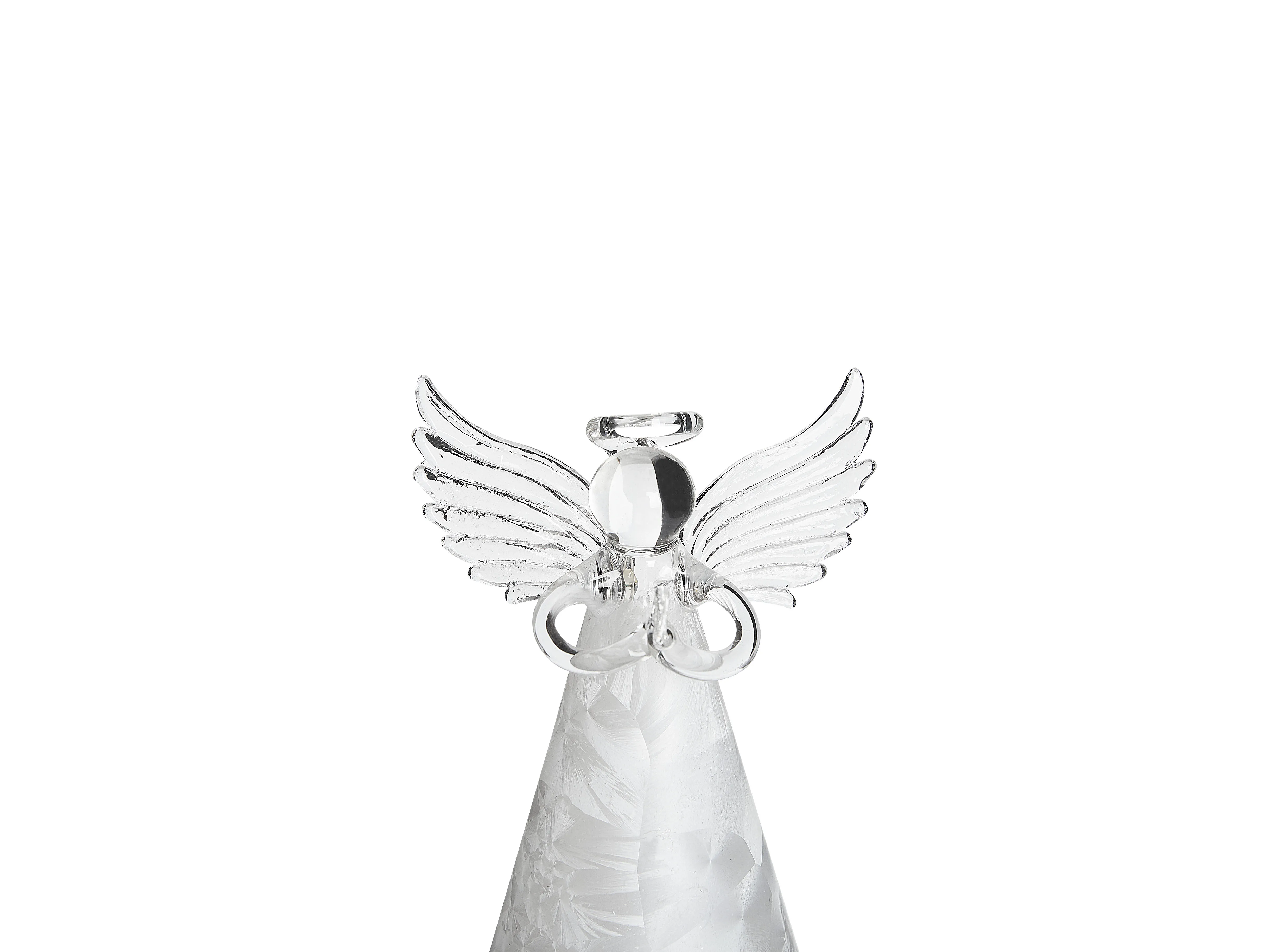 Set van 3 figuren LED KITTILA Engel 14/17/22 cm Wit