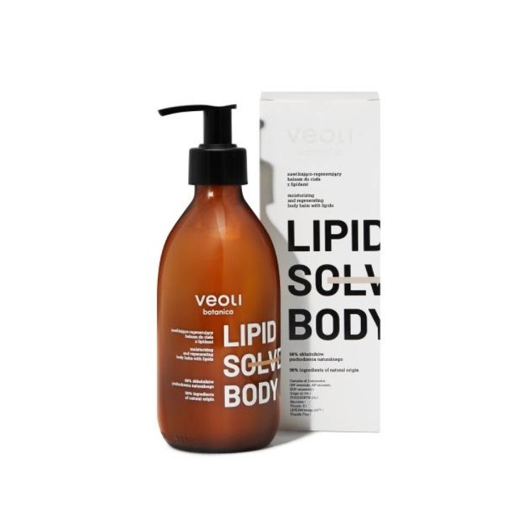 Veoli Botanica Lipid Solve Body feuchtigkeitsspendende und regenerierende Körperlotion mit Lipiden 290 ml