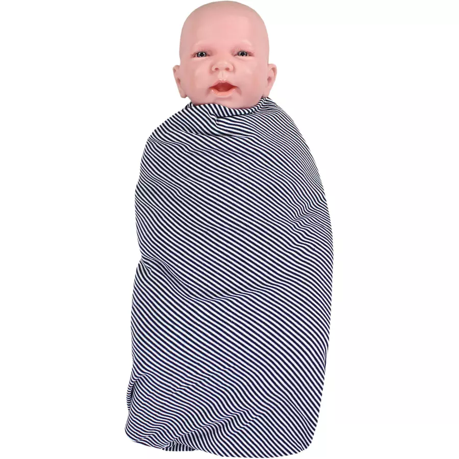 TupTam Baby Pucktuch Babydecke dunkelblau