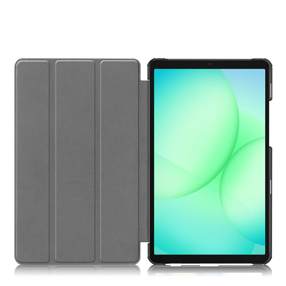 Samsung Galaxy Tab A11 / A9 Leder Tasche Flip Cover Hülle - Dunkelrot