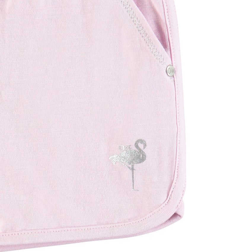 Short en jersey print flamant rose - Lilas