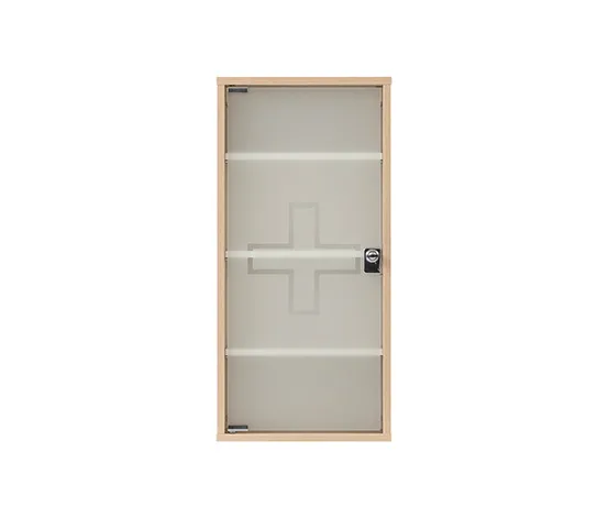 Medikamentenschrank, 1-türig, Eiche hell