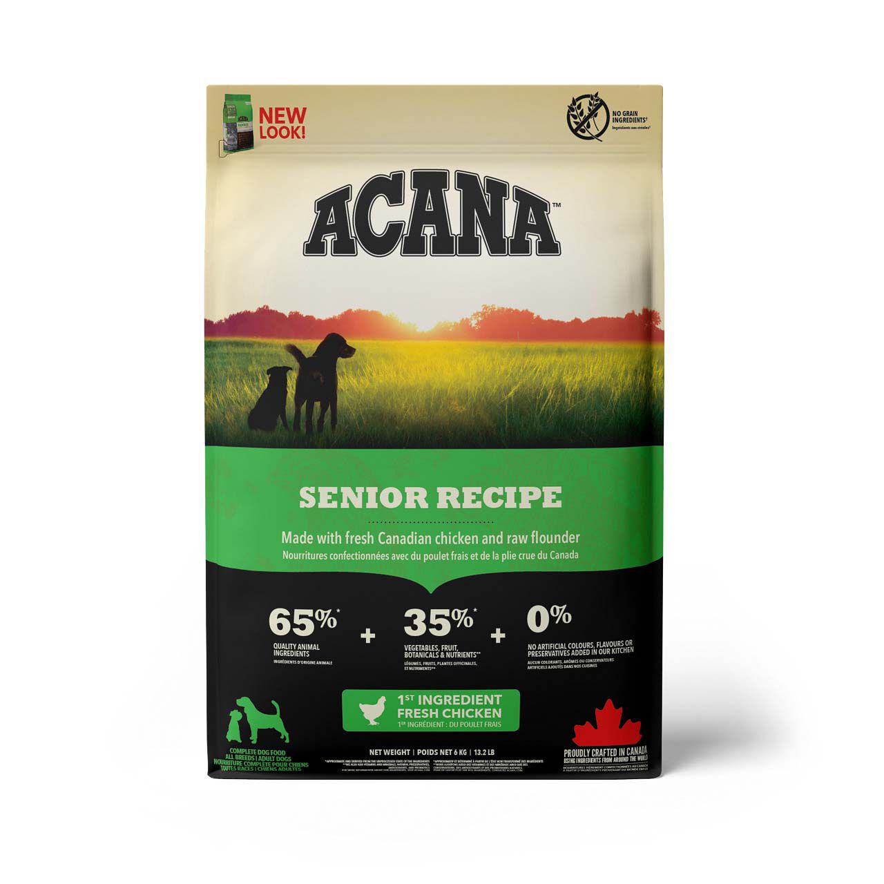 Acana Dog recipe Senior - Hondenvoer - 6 Kilogram - gevogelte
