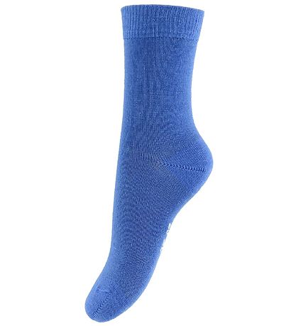 Fuzzies Socken - Wolle - Blau