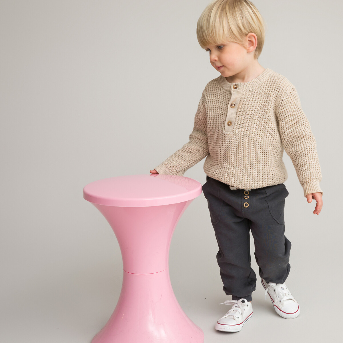 COLEÇÕES LA REDOUTE<br>Suéter com gola túnica em malha fina fantasia