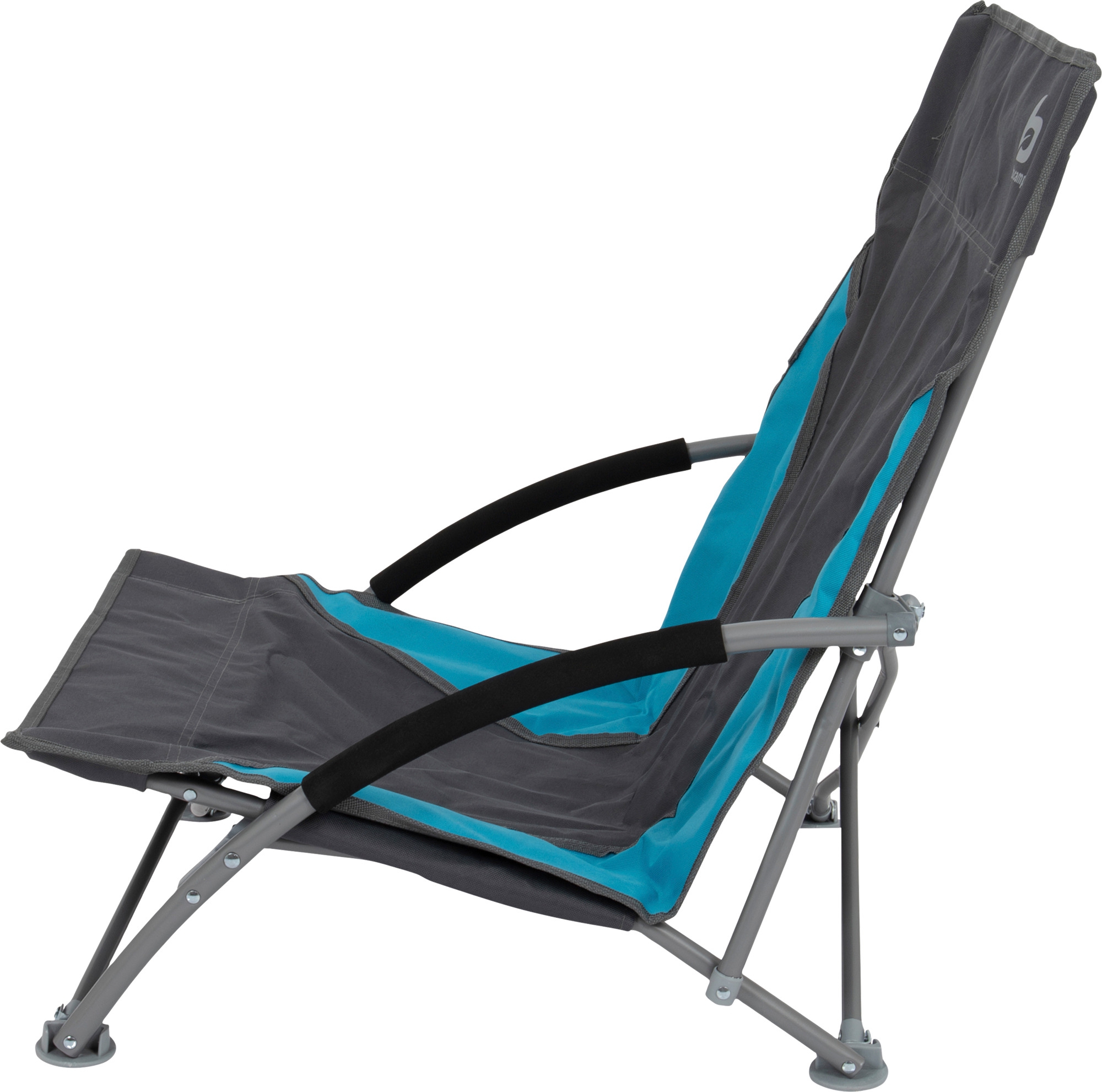 Bo-Camp Strandstuhl Kompakt Saint-Malo Blau/Grau