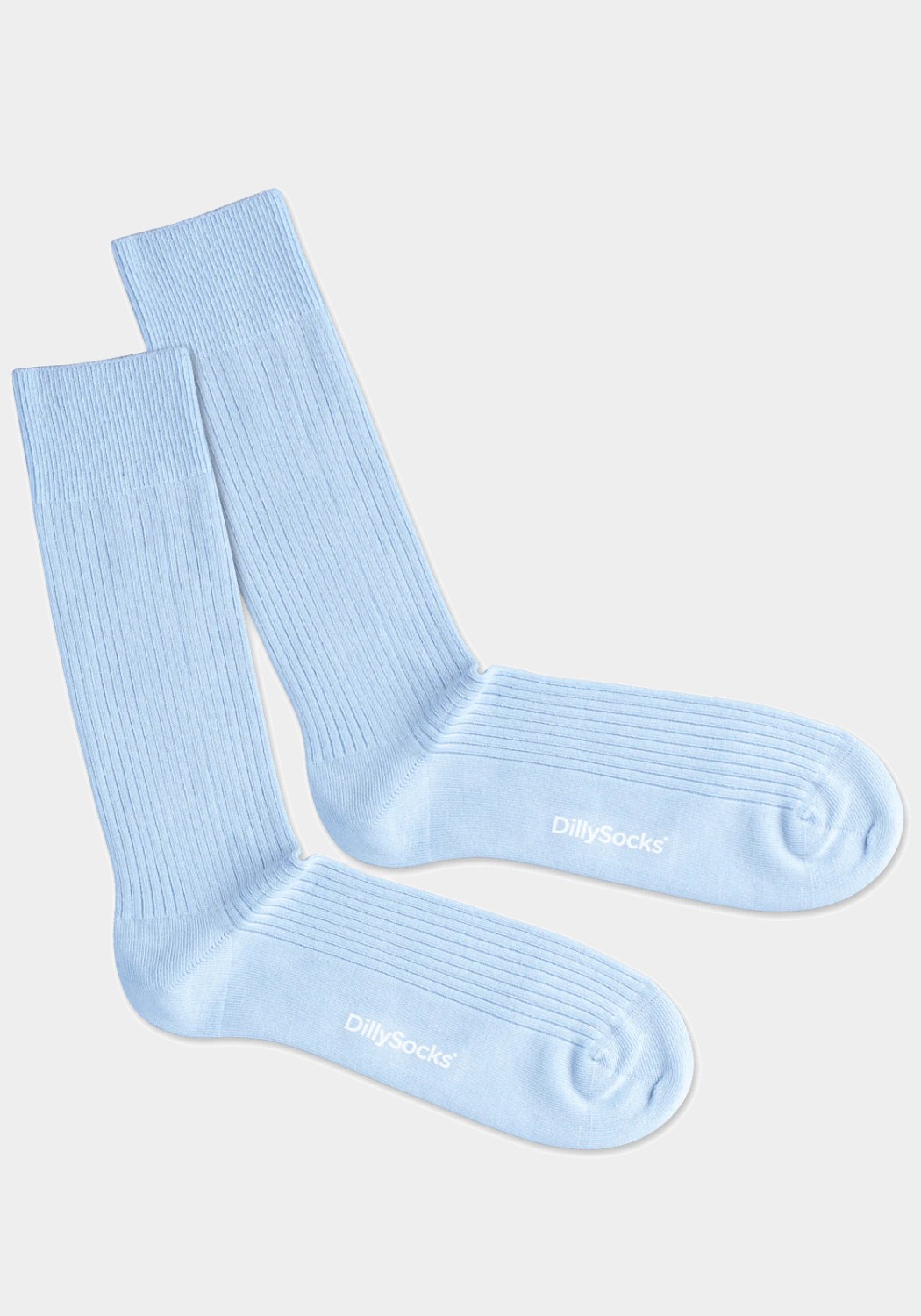 DillySocks Socken Ribbed Baby Blue