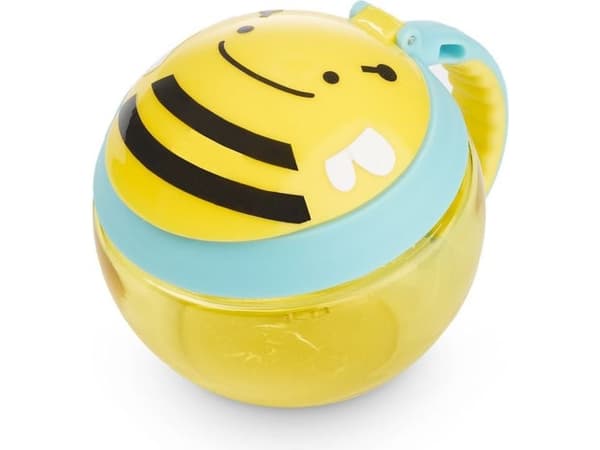 SKIP HOP snackkopp ZOO, bie, 12 måneder+, 221 ml, 252554