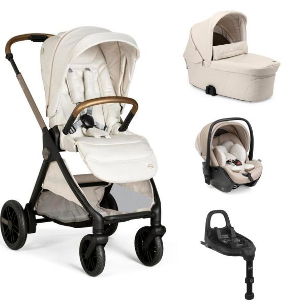 Trio Chicco Bellagio   First Seat Recline i-Size   Alcofa Flexi Amber Glow   Base Full 360º i-Size