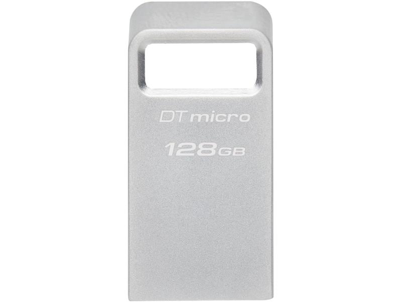 Kingston USB-Stick DT Micro 128 GB Ultrakompakter USB-Stick im Metallgehäuse