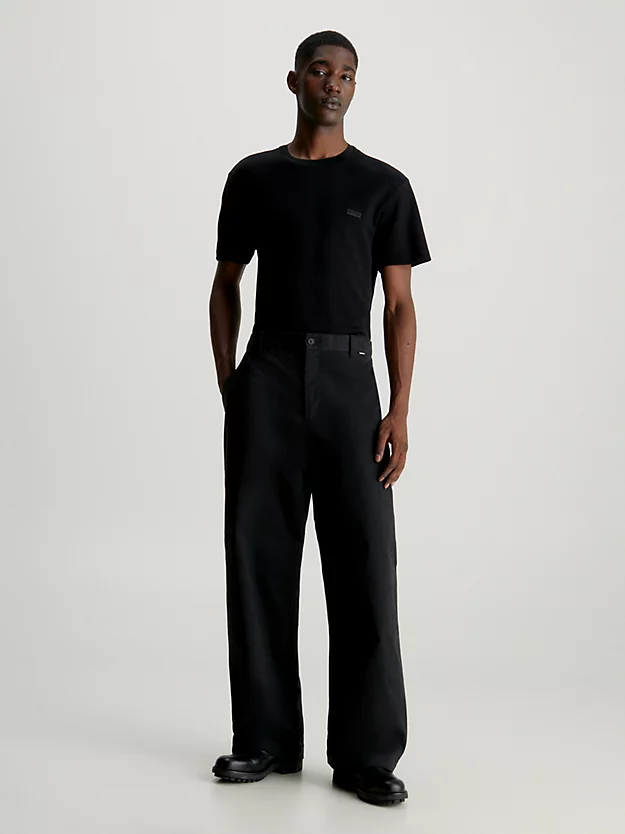 Camiseta de algodão com textura de favo de mel