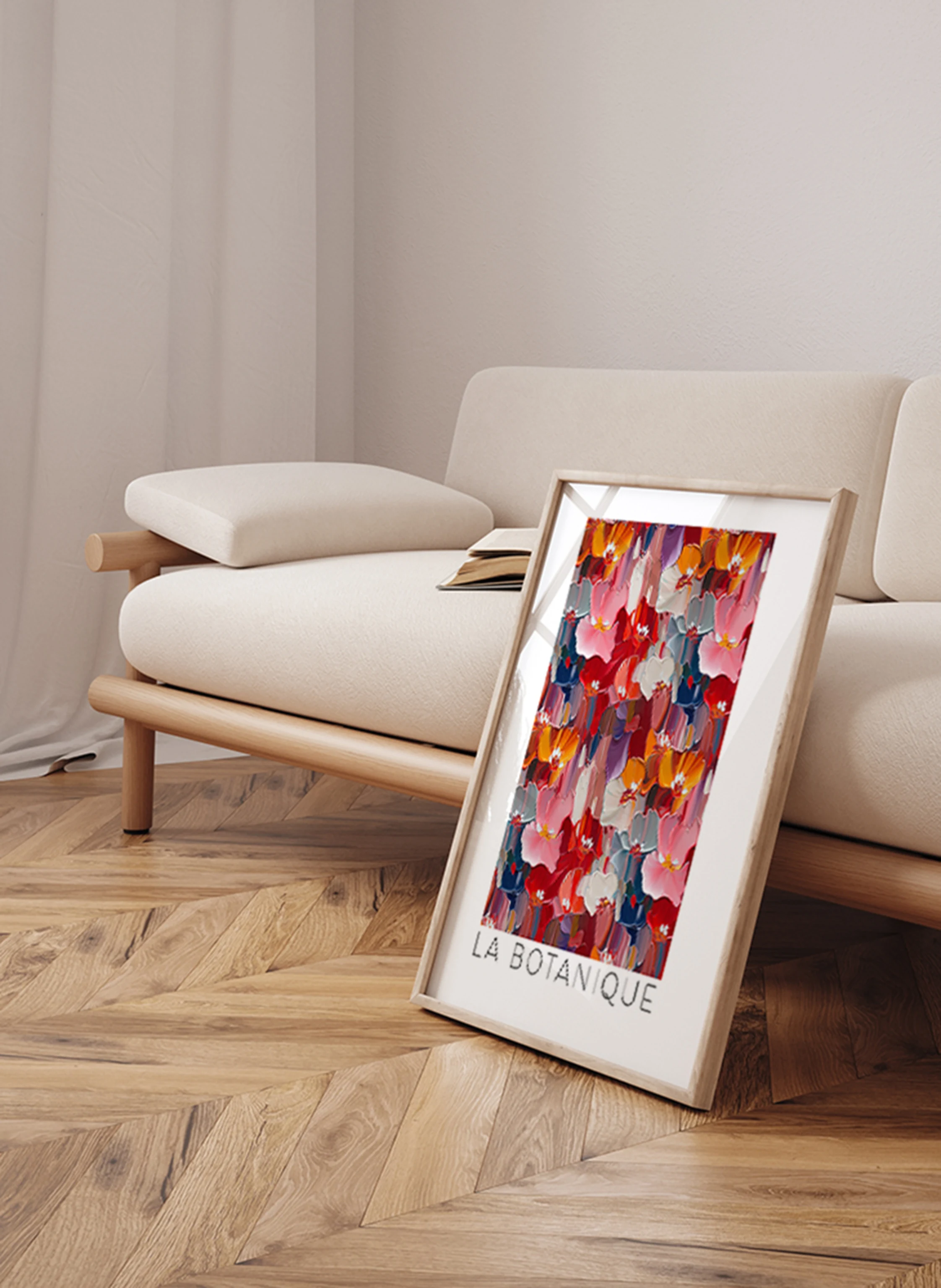 Liv Corday Wandbild LA BOTANIQUE mit Rahmen